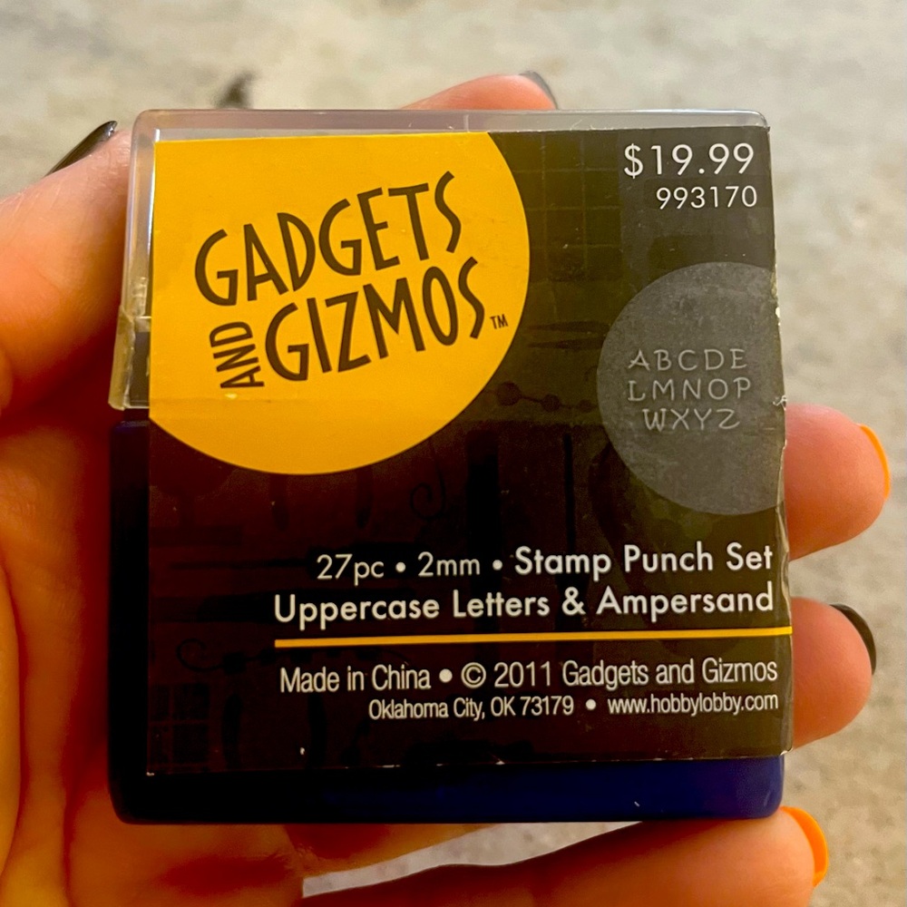 Letter Stamps for Metal
